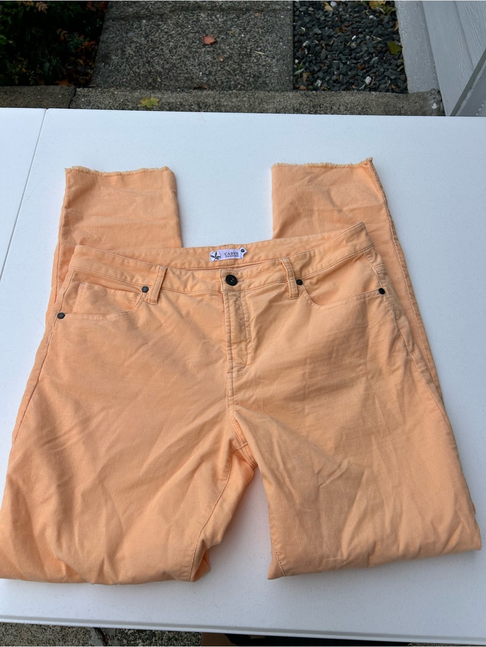 Carve Designs Peach Straight-Leg Pants